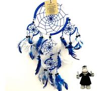 Smart Hippo Blue & White Football Dream Catcher