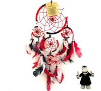 Smart Hippo Red Black & White Football Dream Catcher