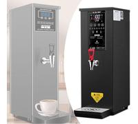 Smart Home,25L Commercial Hot Water Dispenser Boiler, 1000W Electric Catering Urn, Temperature Adjustable, 60L/H Large Output, Quick Brewing for Coffee, Tea, Milk, Hot Drinks Black