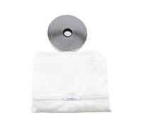 Smart Home Accessories Adjustable Air Conditioner Seal Fabric for Windows and Walls Energy Saving Insulation Material 4 Long with Tape Ytp429 (White, 19X17CM)