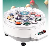 Smart Home,Automatic Pool Balls Cleaner, 180W Electric Billiard Balls Cleaner, Pool Ball Polisher Billiard Table Ball Cleaning Machine for American/British Billiards 16balls