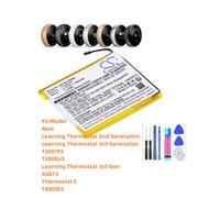 Smart Home Battery For Nest Learning Thermostat 2nd Generation 3rd Generation T3007ES T3008US 3rd Gen A0013 Thermostat E 380mAh NLT200SL