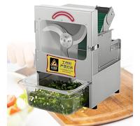 Smart Home,Commercial Scallion Slicer, Spring Onion Chopper, 200W Electric Vegetable Cutter, 700BPM Leek Cutting Machine for Garlic Ginger Chili Potato Cucumber B