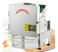 Smart Home,Commercial Scallion Slicer, Spring Onion Chopper, 200W Electric Vegetable Cutter, 700BPM Leek Cutting Machine for Garlic Ginger Chili Potato Cucumber A