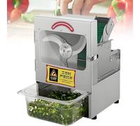 Smart Home,Commercial Scallion Slicer Spring Onion Chopper Electric Vegetable Cutter for Garlic Ginger Chili Potato Cucumber, 700 Bpm, 200w, With a Receiving Tray B