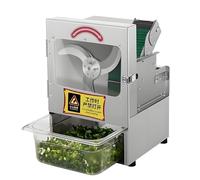 Smart Home,Commercial Scallion Slicer & Spring Onion Chopper, Electric Vegetable Cutter, High-Speed Leek Cutting Machine for Garlic, Ginger, Chili, Potato, Cucumber B