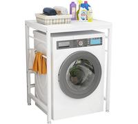 Smart Home, Dryer Stand Laundry Shelf Over Washing Machine Storage Unit,Free Standing Bathroom Storage Unit For Front Loader Washing Machine & Tu
