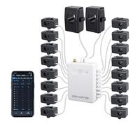 Smart Home Energy Monitor with 16 50A Circuit Level Sensors, Measure Real-Time Power Use, Easy Access to Power Data and History with Mobile App (16