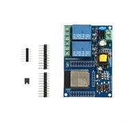 Smart Home For Esp32 Relay Board Featuring Dual 5v Relays And Wide Voltage Ac 90v-250v Supply For Iot Automation Projects With 4mb Flash Memory And Accessible Io Ports For Custom Development Needs