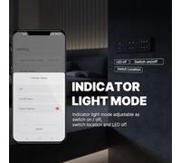 Smart Home For Zigbee Dimmer Switch for Light Dimming with App Scheduling and Voice Control, Multi Control Association and Power Outage Memory for 13 Gang Setup (grey 1 Gang)