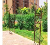 Smart Home，Heavy Duty Metal Garden Arch for Outdoor Weddings and Ceremonies, Sturdy Steel Trellis Pergola for Climbing Plants