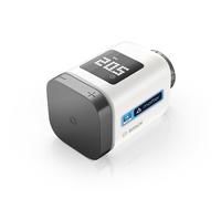 Bosch Smart Home radiator thermostat II [+M], smart thermostat, flexible use in the Bosch Smart Home system or in manufacturer-independent Matter systems, anthracit