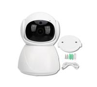 Smart Home Security Camera - Wireless Alarm System, Motion Detection & Night Vision, WiFi Remote Monitoring, Two-Way Audio, Compact Indoor Use, 1080p HD Video