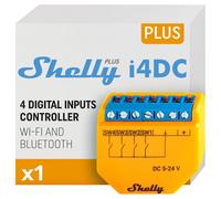Smart Home Shelly Relais Plus i4 DC WLAN Szenenaktivierer B NEW