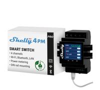 Smart Home Shelly Relais Pro 4PM WLAN LAN Max. 40A 4 Kan?¤l NEW