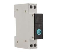 Smart Home, Smart Breaker Copper Conductor, 1P+N, Din35 Black Panel Home Circuit Breakers, Smart Breaker For Smart App, Ac 230Voltage, Sigmesh/Control (10A)