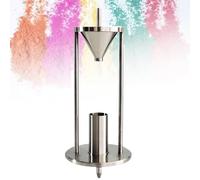 Smart Home，Stainless Steel Powder Density Meter for Natural Stacking Measurement, Bulk Density Volumeter with Funnel for Accurate Powder Ana
