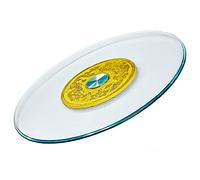 Smart Home,Tempered Glass Turntable for Dining Table - 200kg Capacity for 360° Rotating Serving Plate - Hotel Quality Round Table Turntable