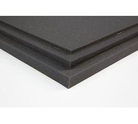 Smart House GB 100mm Length x 100mm Width x 2mm Thickness Foam Sheet Sponge Rubber Grey Extra Sticky Self Adhesive Gaskets Seals