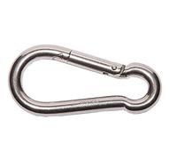 Smart House GB 4pcs M4 / 4mm Carabiner Hook - Heavy Duty 316 Stainless Steel Snap Hook, Carabiner Keychain Clips for Outdoor, Camping, Hiking