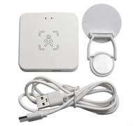 Smart Human Presence Sensor For Zigbee Protocol With Light And Distance Sensing For Tuya Platform Voice Control Via For Alexa Google Compact White Design(#1)
