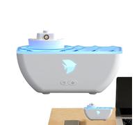 Smart Humidifier - Shaped Humidifier with 7 Colour Lights | Personal Table Humidifier | Silent Humidifier and Humidifier for the Baby Bedroom