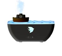 Smart Humidifier - Shaped Humidifier with 7 Colour Lights | Personal Table Humidifier | Silent Humidifier and Humidifier for the Baby Bedroom