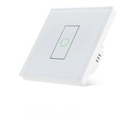 Smart Immersion Heater Timer Switch 40A 8000W, 2.4GHz WiFi Smart Switch for Water Heater & Boiler, APP & Voice Control, Touch Panel, Compatible with Alexa Google Assistant Smart Life Remote