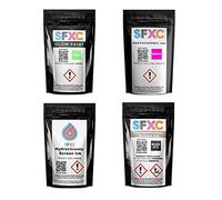 SMART INK TRIAL PACK - Thermochromic, Photochromic, Hydrochromic and Photoluminescent Set - Screen Printing Ink Paint