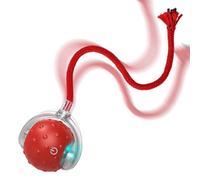 Smart Interactive Ball - Pet Exercise Sphere, Automatic Kitten Toy, Self Moving Rolling Electric Motorized Chasing Plaything Gadget | Durable Lightweight Usb Rechargeable Battery Powered Active Game f