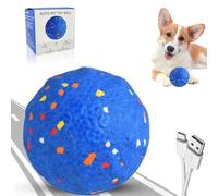 Smart Interactive Dog Balls:Interactive Dog Ball Auto Rolling - Interactive Dog Toys for Aggressive Chewers - Bouncy & Throwable,Type-C Rechargeable, Washable,for Small & Medium & Large Dogs - Blue