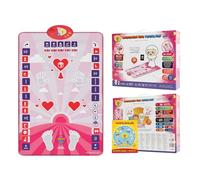 My Salah Mat for Kids - Smart interactive Prayer Rug for learning Salah, Surah, Wudu and Duas - Islamic prayer mat with 10 languages, Salah Translation, Padded with 25 Touch Keys for Kids 3+ (Pink)