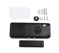 Smart Invisible Door Lock for Indoor for Wooden Doors with for Tuya APP Control, Card and for Unlocking Options, Automatic Magnetic Lock Sensor