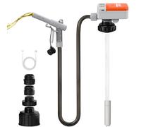 SMART JERRY - Fuel Transfer Pump Battery Powered, Cordless Gas Pump for Gas Can, Electric Gasoline Transfer Pump w/ 3.5 GPM High Flow | Dual Power: 4xAA or Type-C | Auto-stop & Universal Fit Design