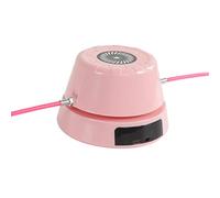Smart Jump Rope Machine, Rope Skipping Machine Count with Remote Control for Outdoors for Kids (Pink)