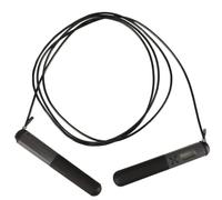 Smart Jump Rope with Built in Counter, Weighted Steel Wire | PVC Ergonomic Handle, Non Slip Thread Grip, Black Finish, for Home Workouts and Boxing Training