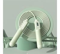 Smart Jump Rope with Counter, Weighted Rope-Free 2-in-1 Design, Magnetic Bearing Fitness Skipping Rope for Fat Burning Workouts(Light green,3ms rope)
