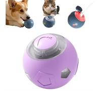 Smart Jumping Ball for Dog, Glowing and Bite-Resistant Vibrating Dog Ball, USB Charging Dog Ball Mobile Pet Toy, Dog Toy Balls Suitable for Middle-Aged Puppies, Pet Lover Gifts