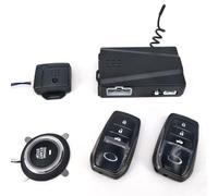 Smart Key PKE Car Alarm Passive Keyless Entry Car System Engine Start Stop Push Button Remote Starter Shock Sensor Easy to Install