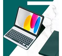 Smart Keyboard Case For Apple iPad Air 4th/5th Generation 10.9'' Released 2020/2022 and For Apple iPad Air 11 Released 2024/2025 with Auto Wake/Sleep and Pen Holder (Emerald Green)