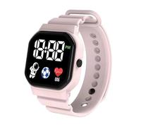 Smart Kids Watch with A Multicolor Optional Creative Design - Unwavering Toughness Astronaut Watch Technology Sense Student Sports Electronic Watch Simple Fashion Waterproof Square Electronic Watch
