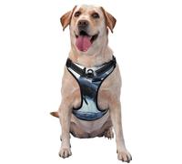 Smart Killer Whale Dog Harness For Small, Medium, And Large Dogs - Reflective Straps, Adjustable Fit With Quick-Release Buckles