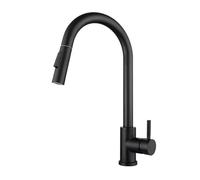 Smart Kitchen Faucet with Pull Down Sprayer Touch Sensitive Stainless Steel Sink Mixer Tap Modern Black Touch Control Kitchen Faucet Easy Clean and Install