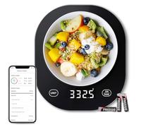 Smart Kitchen Food Scales Digital (Batteries included), arboleaf 22lb Food Weight Scales with APP, Nutritional Calculator, Tare Function for Baking & Cooking, LED Display, Grams & Ounces 0.1oz/0.5g