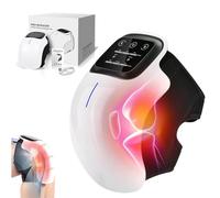 Smart Knee Massager, Knee Massager, With LED Screen Infrared Heat and Vibration Knee Pain Relief with Heat for Swelling Stiff Joints Stretched Ligament Rechargeable Electronic Massage