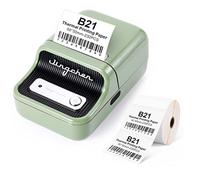 Smart Label Maker B21 with 230 Labels Bluetooth Thermal Price Barcode Label Printer Mailing Address Labels Machine Compatible with Android & iOS Applied to Organization Home Office Business (Green)