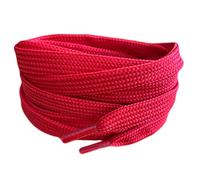 Smart Laces 120cm / 47” Red Coloured Flat Trainer Shoe laces ideal replacement laces for Converse, Nike, Adidas, Vans, Reebok, Puma, adults or kids Shoelaces