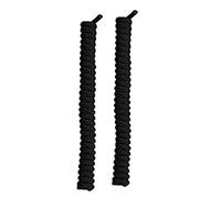 Smart Laces Black Curly Elastic Stretch Shoe Laces, Easy No Tie Sports Athletics Marathon Runners Triathlon Sneaker & Trainer Shoe Laces for Kids, Adults, Elderly, Disabled or Low Mobility laces