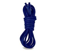 Smart Laces Blue 70cm/27 Thin Round 2-3mm Waxed Cotton Shoe Laces, Ideal Mens Work Office Dress Shoes, Brogues, Leather Oxford, Replacement Shoe Laces