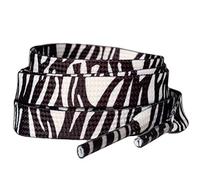 Smart Laces Snow Leopard Zebra Animal Print Flat & My Ribbon laces Shoe laces ideal replacement laces for Trainers, adults or kids Shoelaces